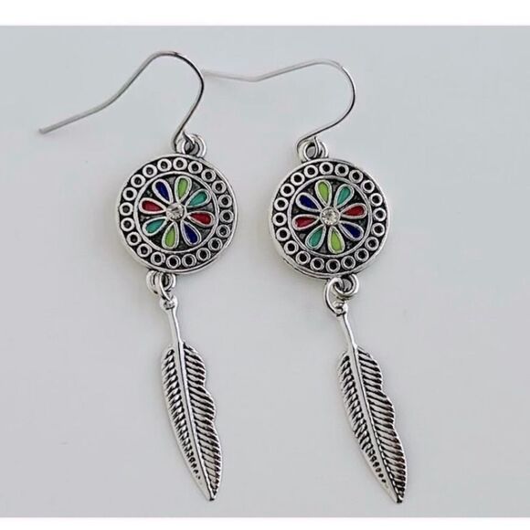 5/$25 Multicolor Feather Drops - Picture 1 of 4